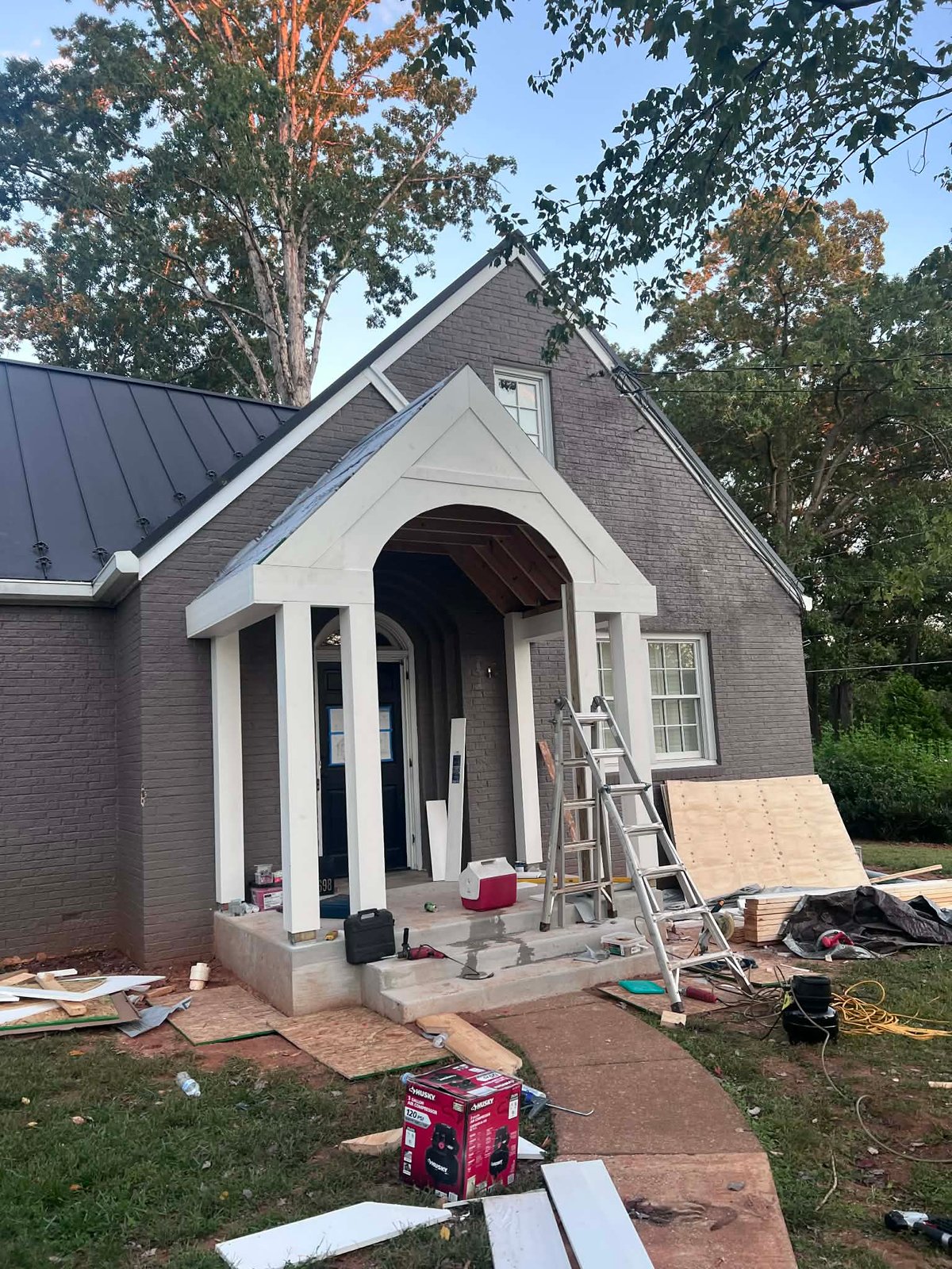 Covered Porch Construction