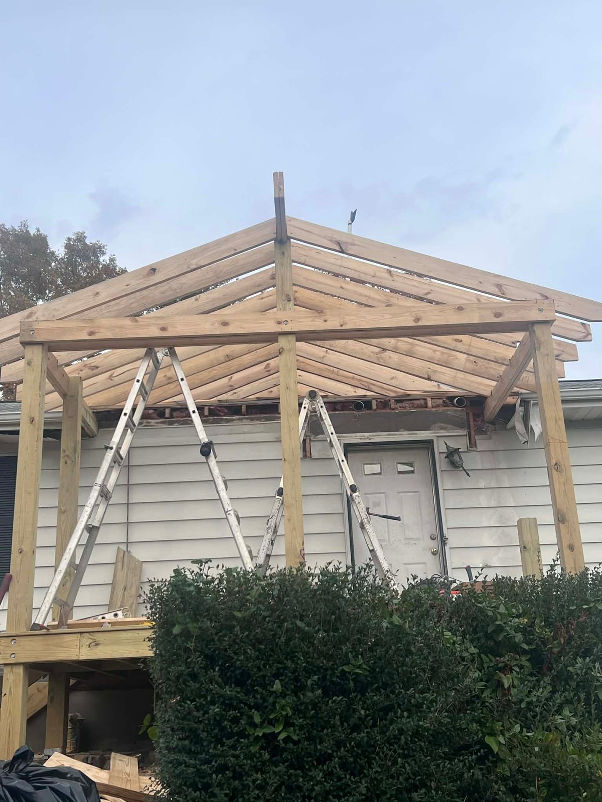 Porch Roof Framing