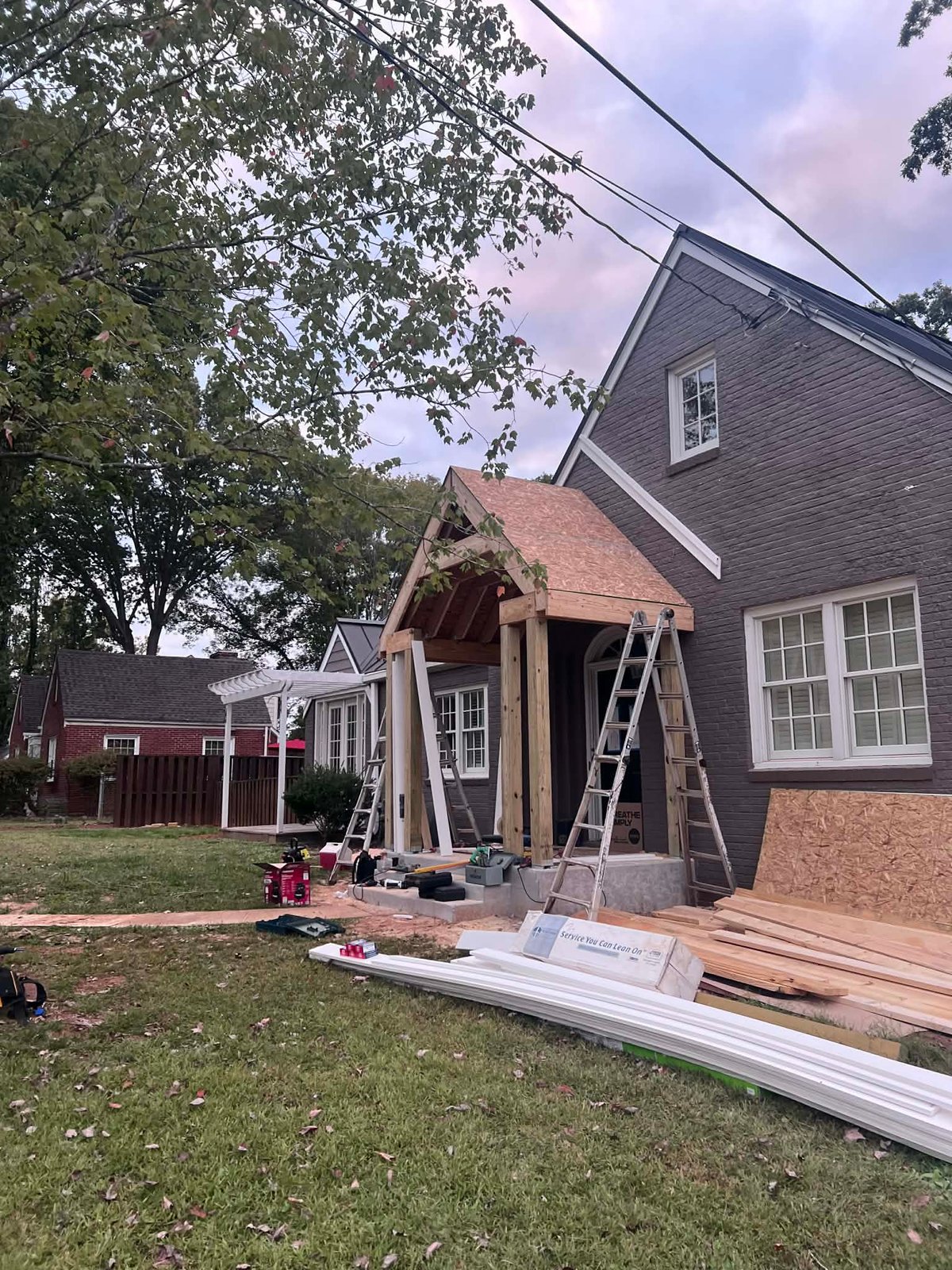 Porch Sheathing